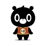 根博园吉祥物无念熊插画公仔