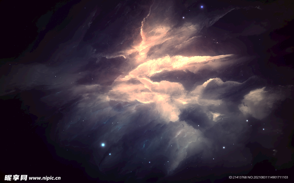 夜色星空天空