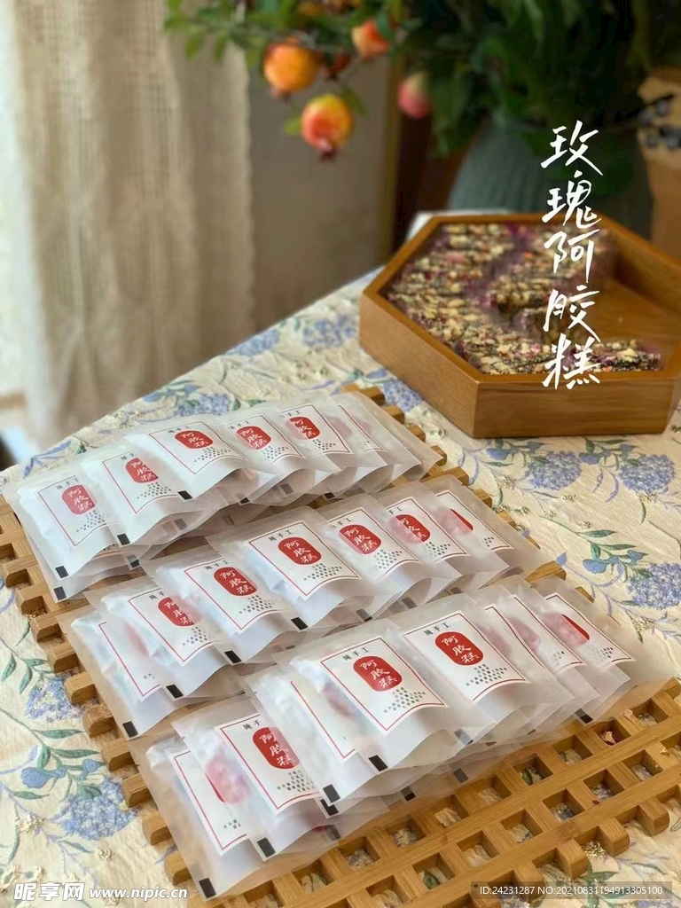  阿胶糕摄影