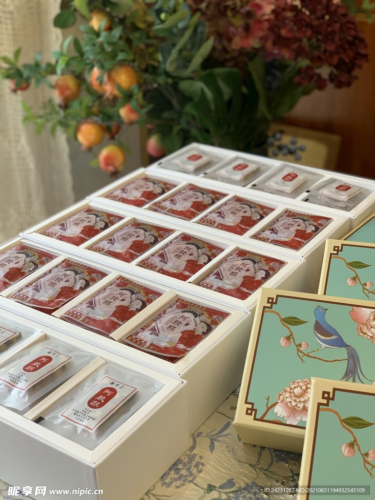 阿胶糕摄影