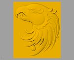 CAD浮雕装饰画3D模型