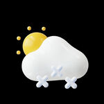 3D图标素材天气