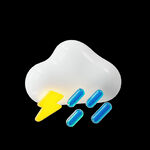 3D图标素材天气