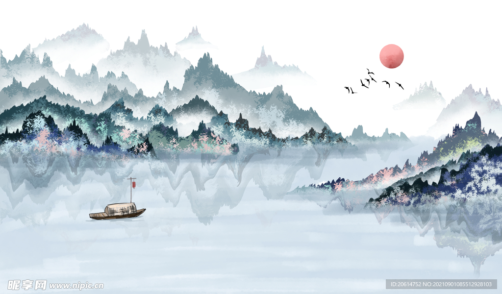 美丽的山水风景