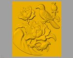 CAD浮雕装饰画3D模型