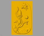 CAD浮雕装饰画3D模型