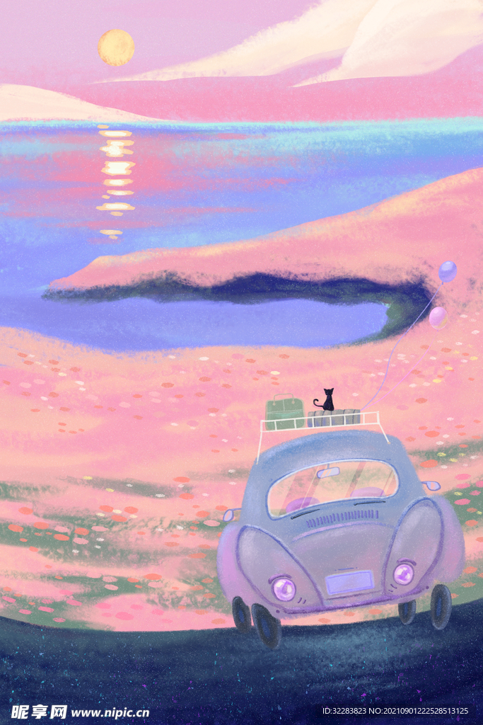 旅游插画