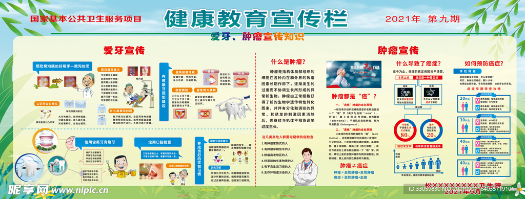 爱牙宣传   肿瘤宣传知识
