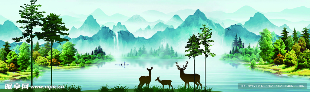 山水画