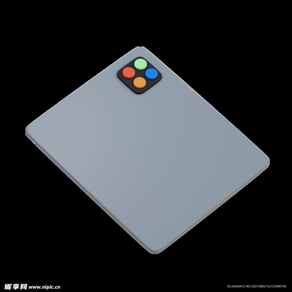 c4d卡通3d平板