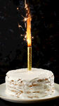 高清生日蛋糕上点蜡烛图片