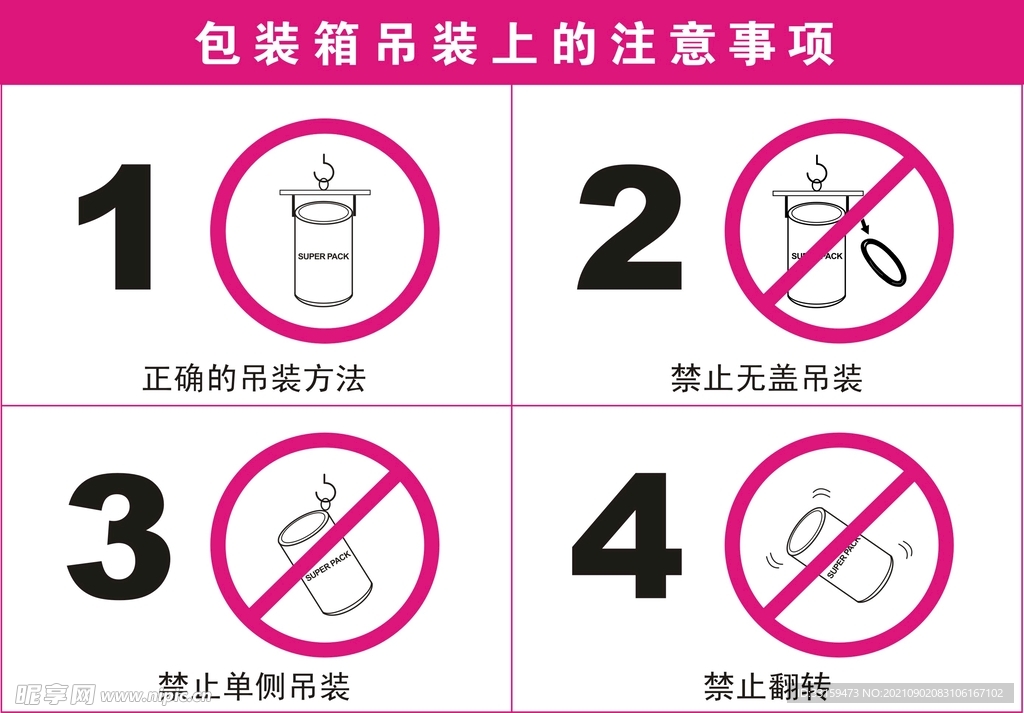 包装箱吊装注意事项