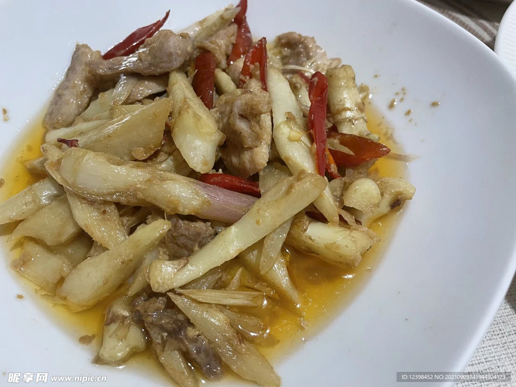 仔姜肉丝