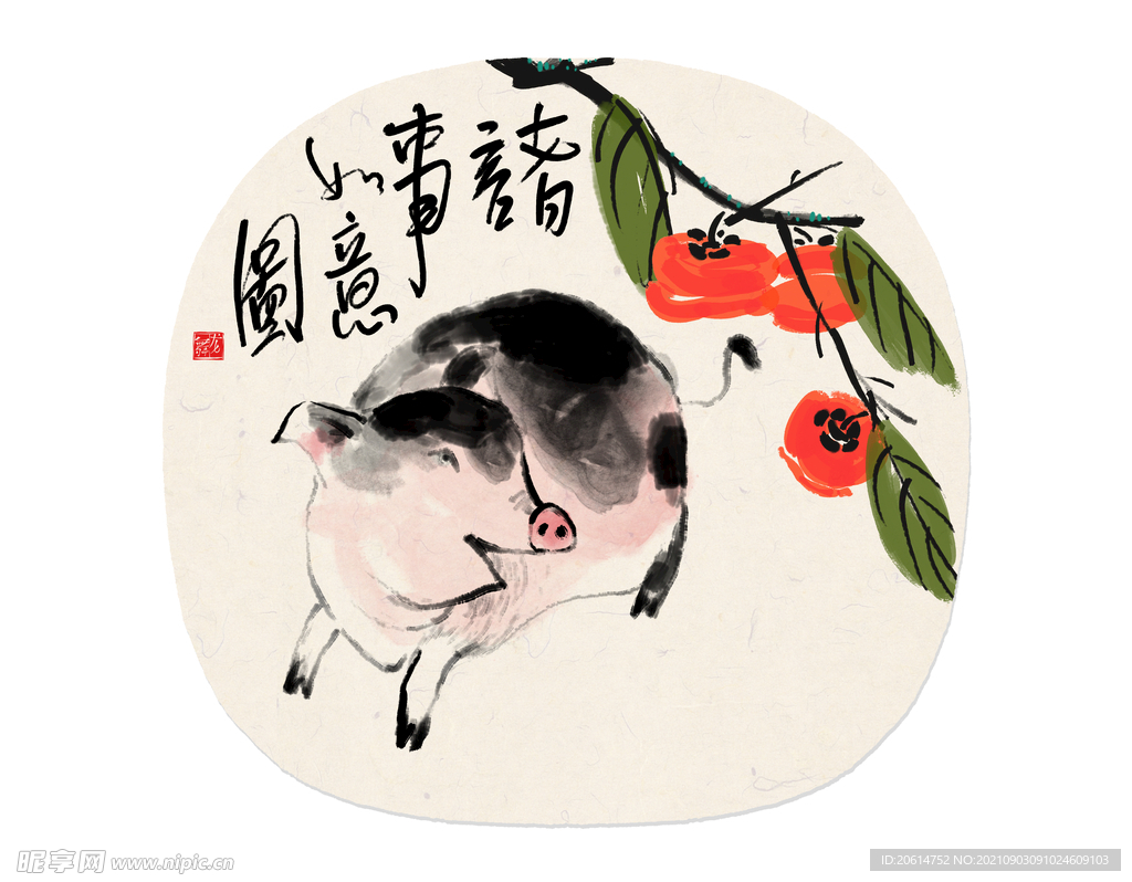 十二生肖之中国风猪年