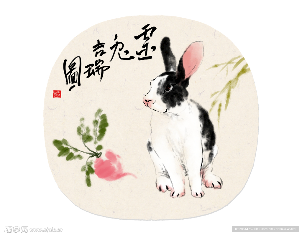 十二生肖之中国风兔年