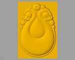  CAD浮雕装饰画3D模型
