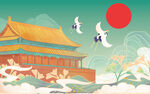 中国风背景墙