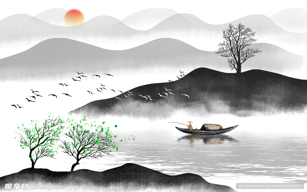山水画 