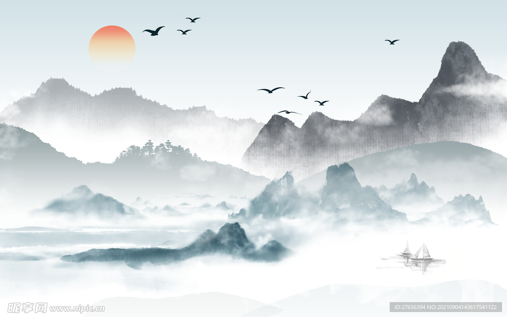 山水画 