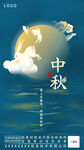 八月十五中秋节海报设计模板