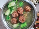 丝瓜肉丸汤