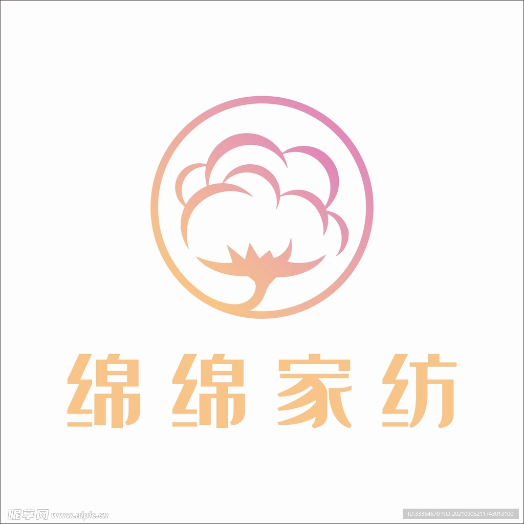 家纺棉花logo