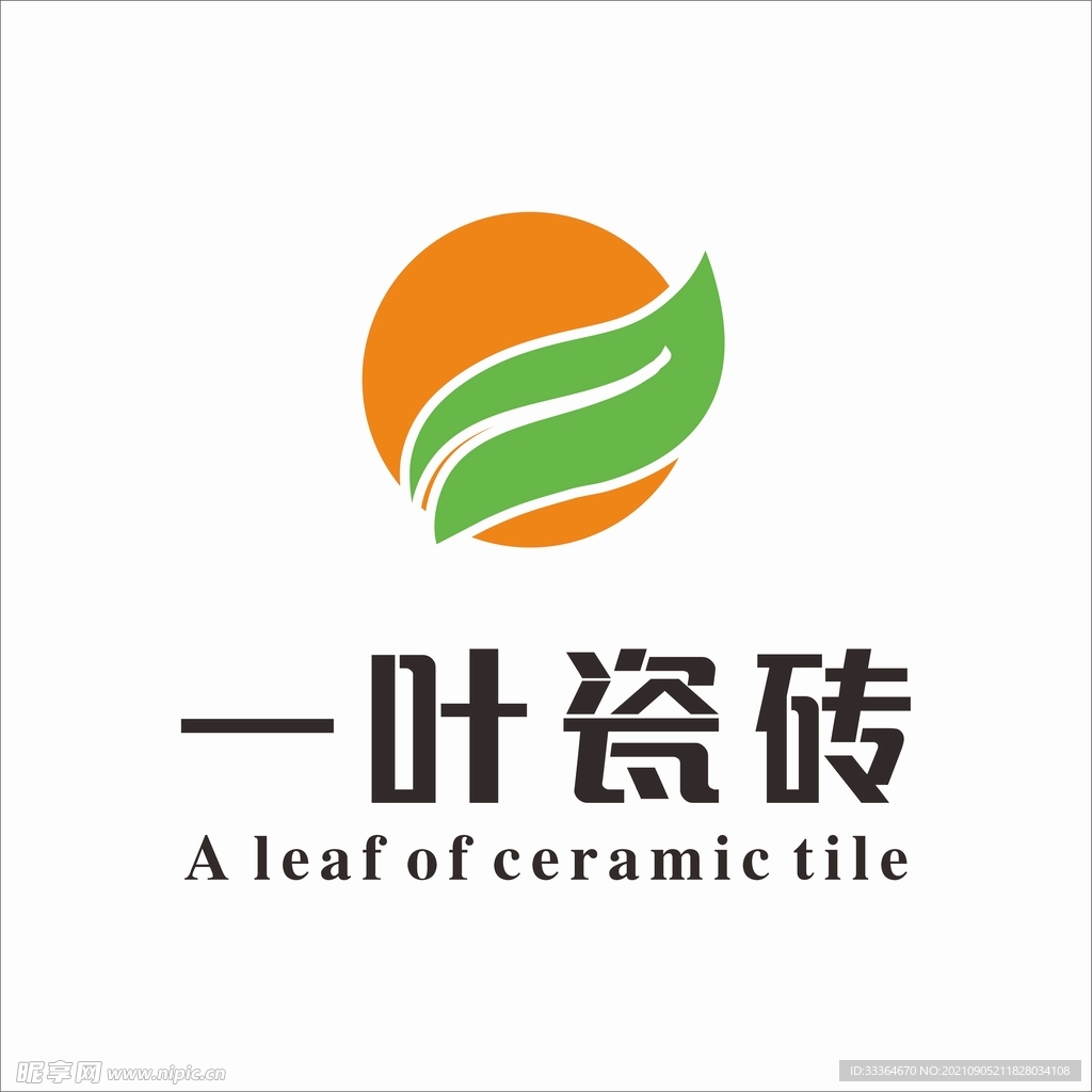 一叶瓷砖logo