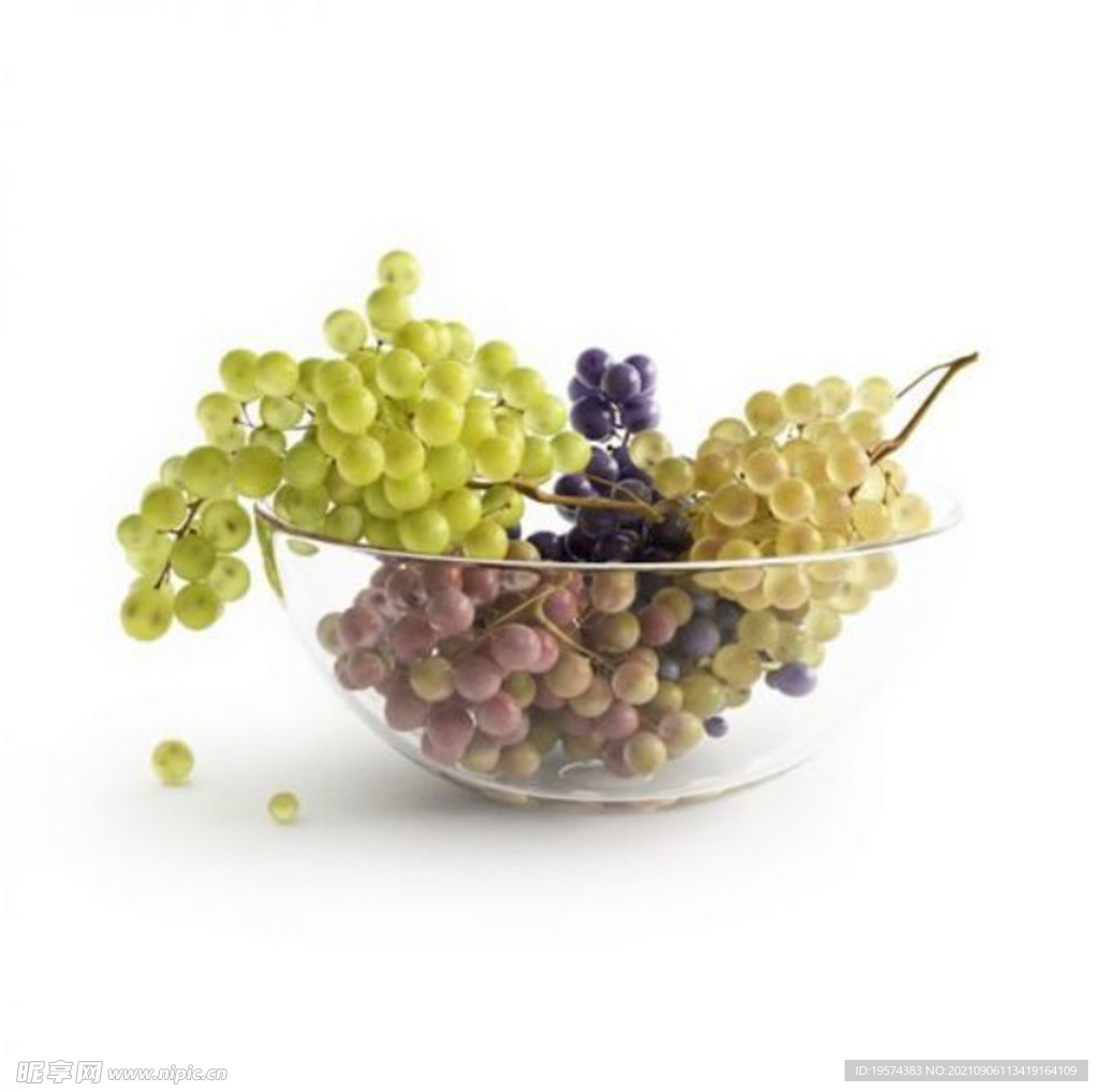 3dmax 模型一盆一盘葡萄
