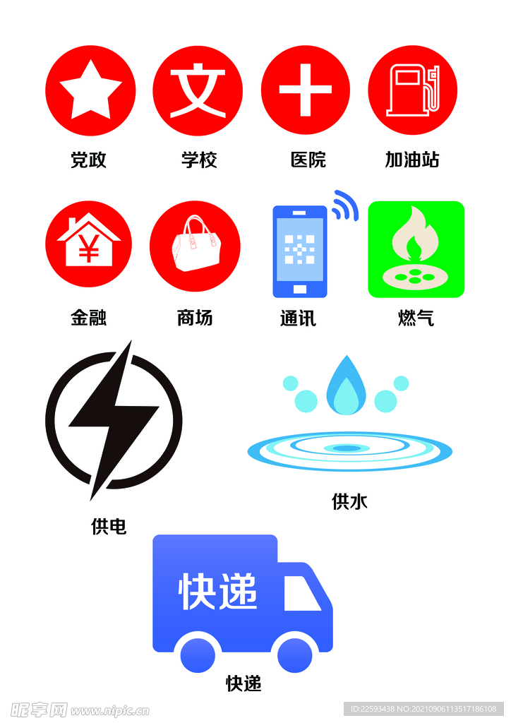 各个标识·