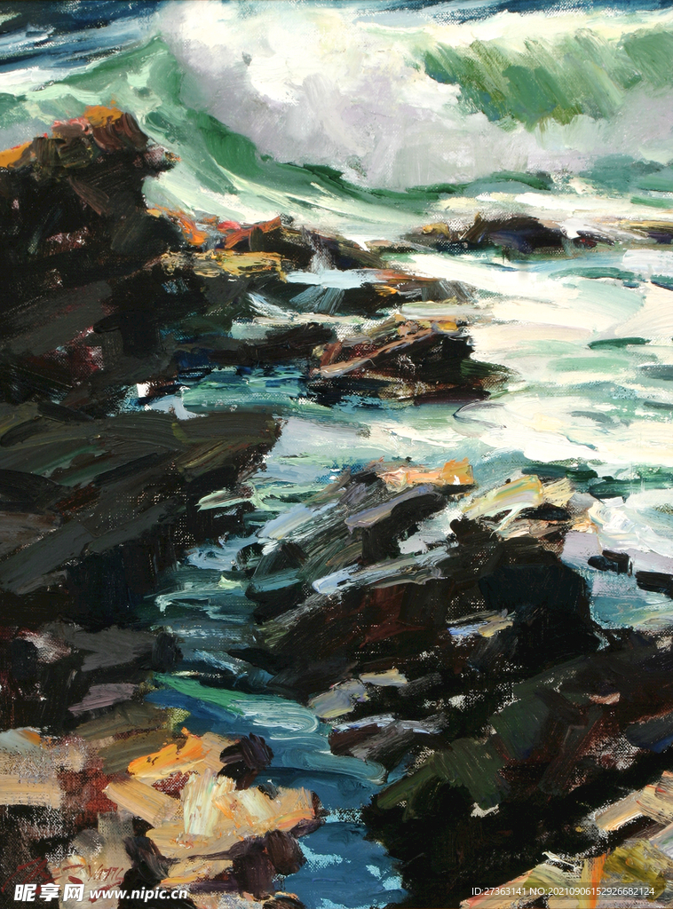 油画