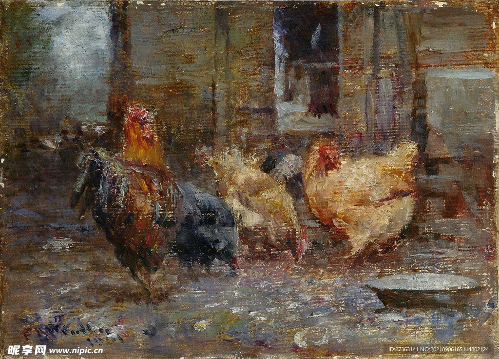 油画