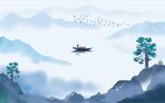 山水画 
