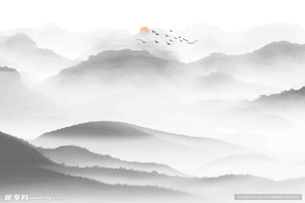 水墨画