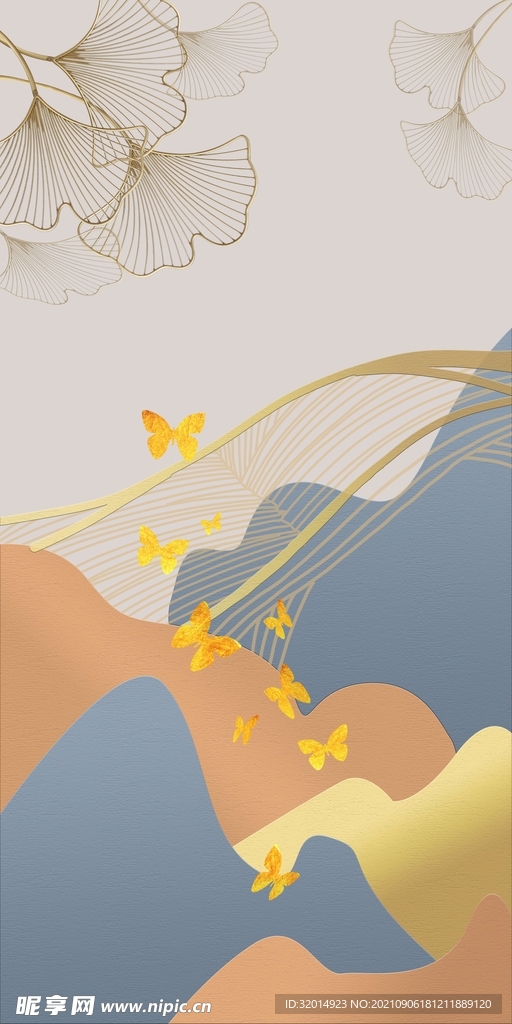 麋鹿装饰画