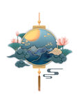 中秋 月饼 祥云 