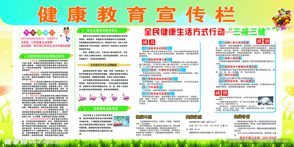 健康教育宣传栏