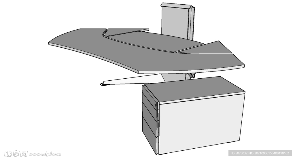 sketchUP草图大师 桌子