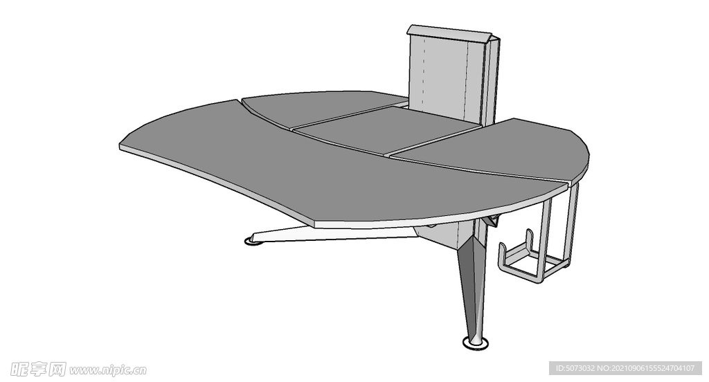 sketchUP草图大师 桌子