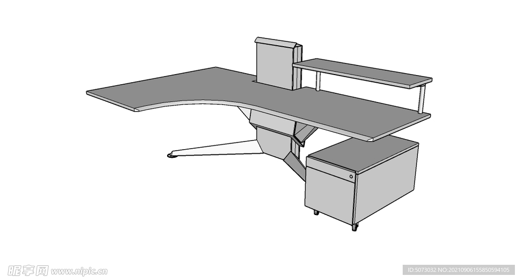 sketchUP草图大师 桌子