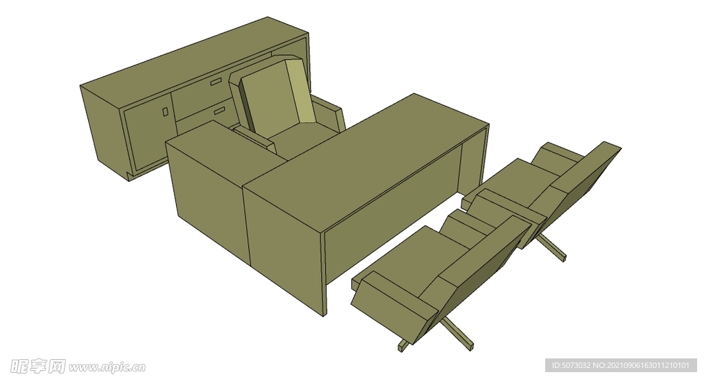 sketchUP草图大师 桌子