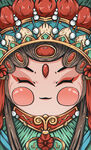 可爱京剧漫画