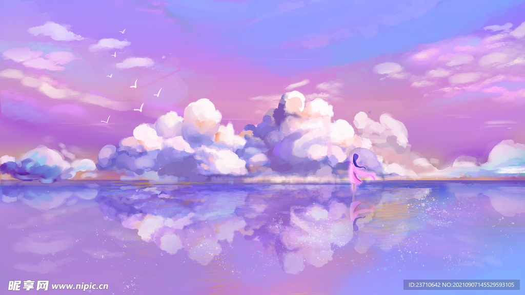 插画背景