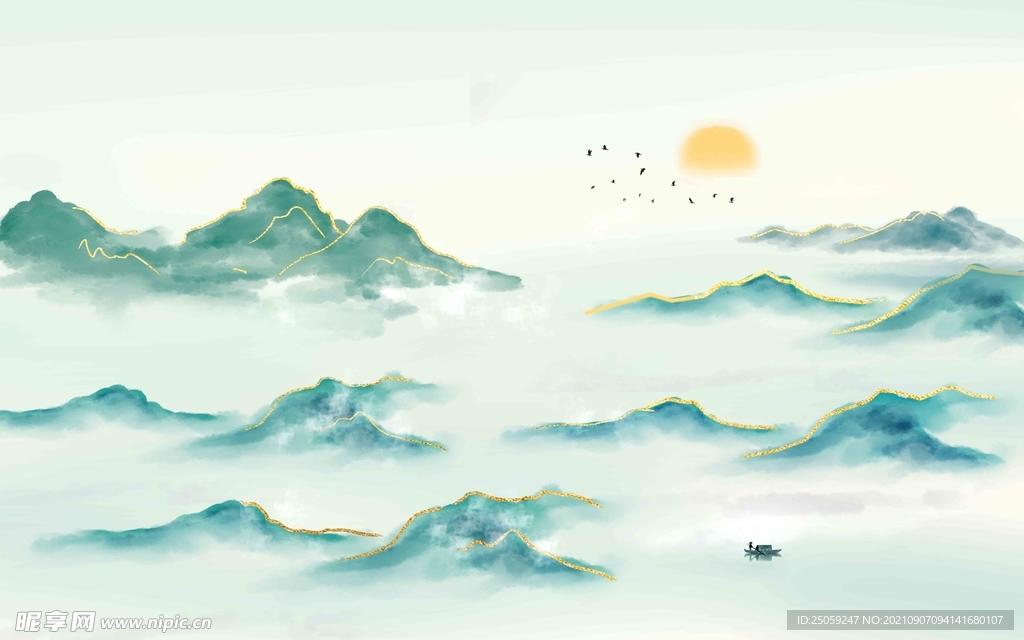 中国风背景墙