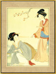 仕女图装饰画