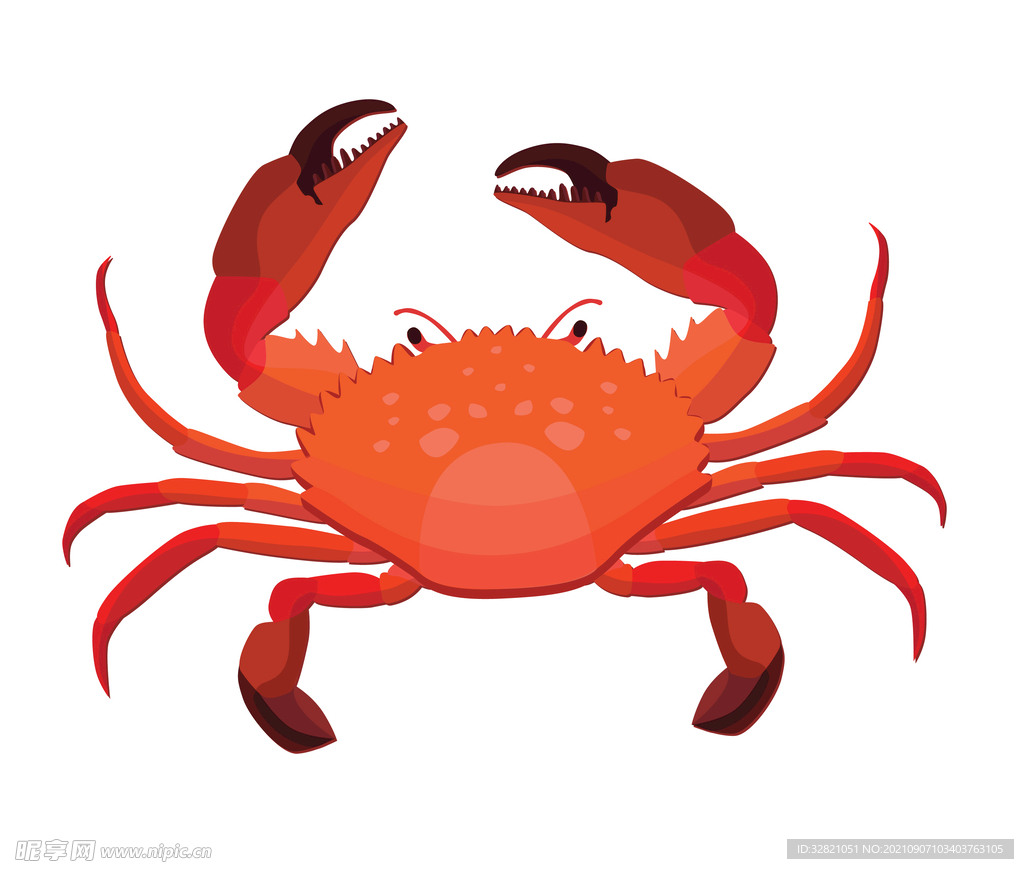 大闸蟹卡通