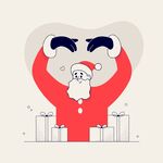 圣诞老人 手绘