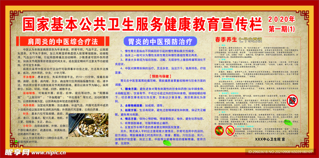 健康教育宣传栏