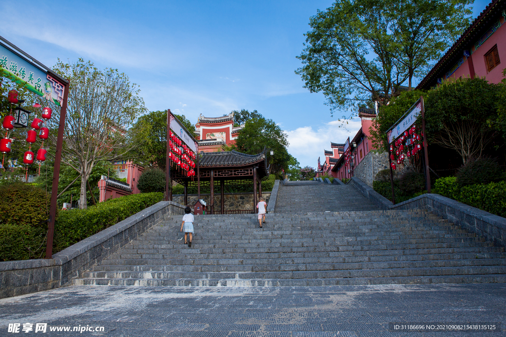 零陵东山景区 百步福道