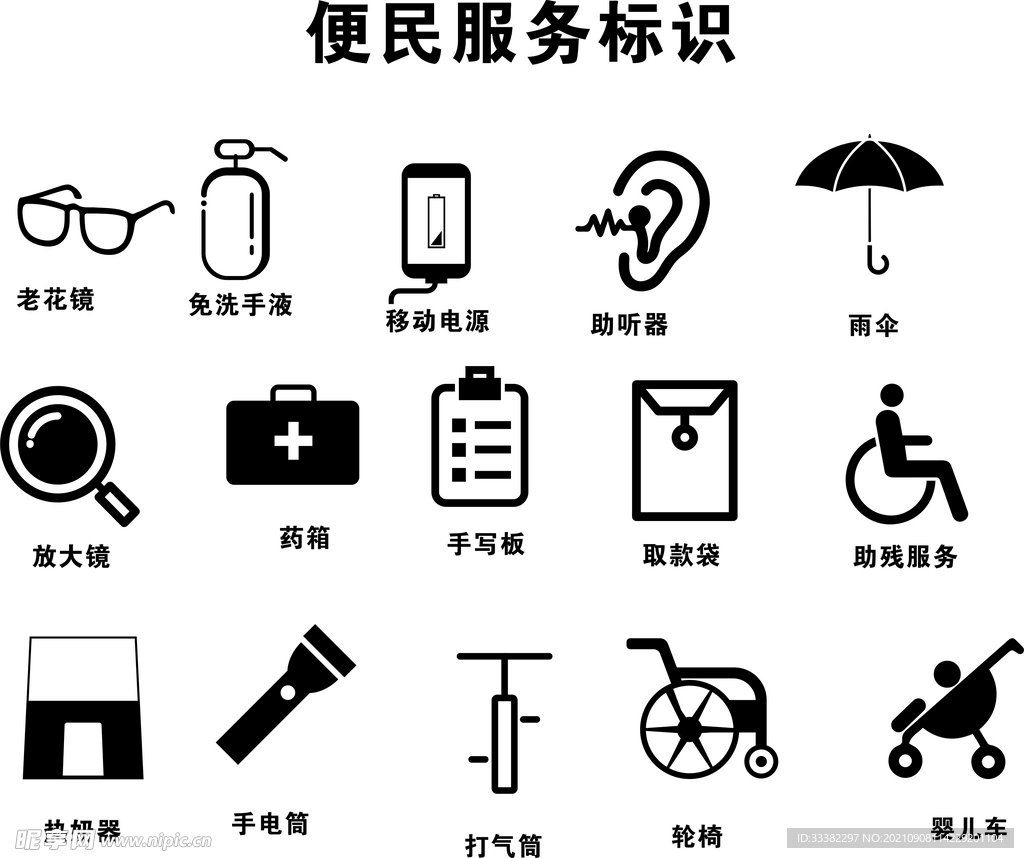 便民服务标识