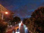 夜间天桥